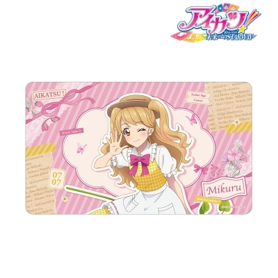 【グッズ-デスクマット】アイカツ！ 10th STORY ～未来へのSTARWAY～ 描き下ろし 夏樹みくる カントリーワンピースver. マルチデスクマット【再販】