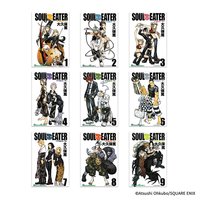 「ソウルイーター」トレーディング缶バッジ Vol.1(SQUARE ENIX COMIC COVER COLLECTION)