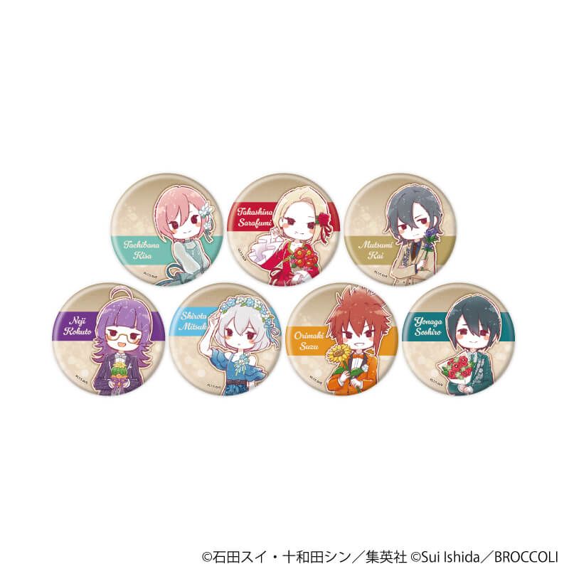 缶バッジ『ジャックジャンヌ』17/フォーマル+花ver. ブラインド(7種)(グラフアートイラスト)