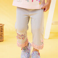 シフォンフリル7分丈レギンス