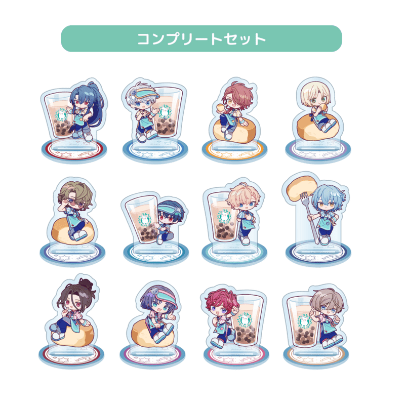 「2月上旬頃以降発送」魔法使いの約束×Bull Pulu トレーディングアクリルスタンド【A】コンプリートセット