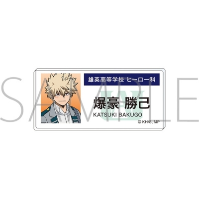 【グッズ-バッチ】僕のヒーローアカデミア アクリルネームバッジ 爆豪　勝己 エピローグビジュアル