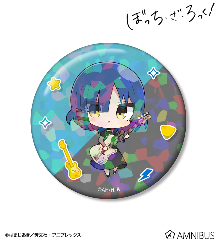 むーらんさんイラスト 山田リョウ ライブ衣装ver. 75mmホログラム缶バッジ