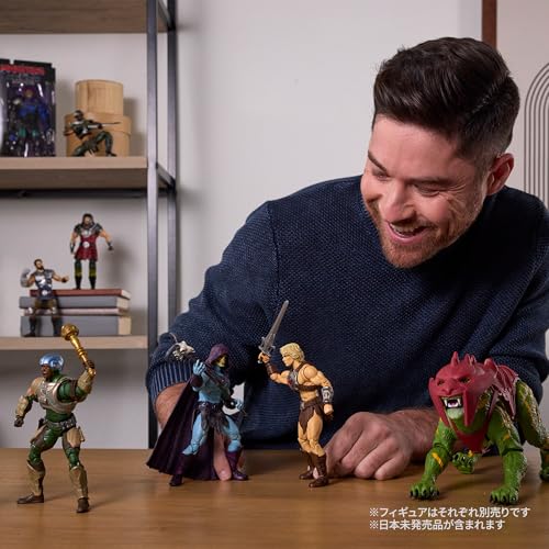 【Amazon.co.jp 限定】マスターズ オブ ユニバース(MASTERS OF THE UNIVERSE) クロニクル マン·アット·アームズ Man-At-Arms フィギュア 30か所可動 約16.5cm（6.5インチ）スケール 6歳から グリーン JKJ25