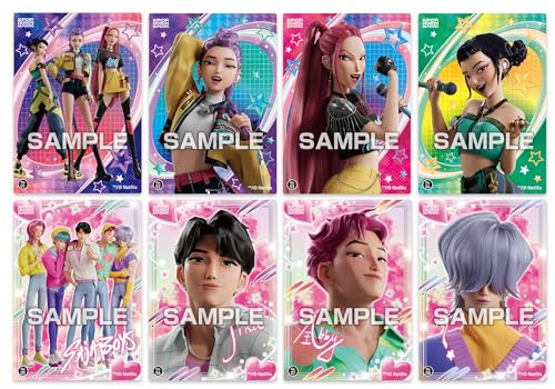 KPOPガールズ！デーモン・ハンターズ キラキラクリアカードコレクションガム 18パック入りBOX (食玩)