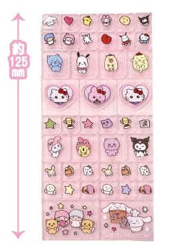 チェゴシム×サンリオキャラクターズ タイルシール ピンク