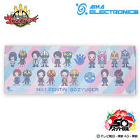 ナンバーワン戦隊ゴジュウジャー×AIKA ELECTRONICS(アイカエレクトロニクス) フェイスタオル