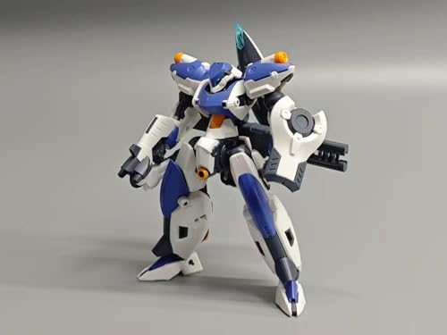 LEBOO 酋長大陸 1/144 超動騎兵 フランツ・アルファ 白と青の配色 色分け済みプラモデル 組み立てキット