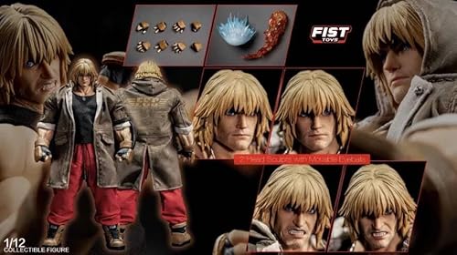 【JEEASS】Fist Toys Boxer 1/12 フィギュア Ken 素体 ヘッド 服セット フルセットアクションフィギュア FIST-001