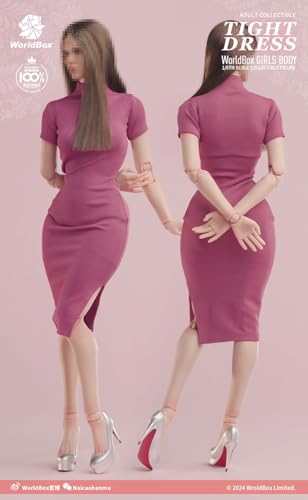 [Tbmodel] Worldbox 1/6 アクションフィギュア ワンピース 服セット ベルト付き アクションフィギュア CA016 (レッド)