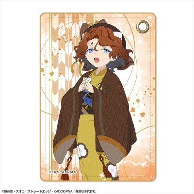 【グッズ-パスケース】テレビアニメ『春夏秋冬代行者 春の舞』 レザーパスケース デザイン05(祝月撫子)【再販】