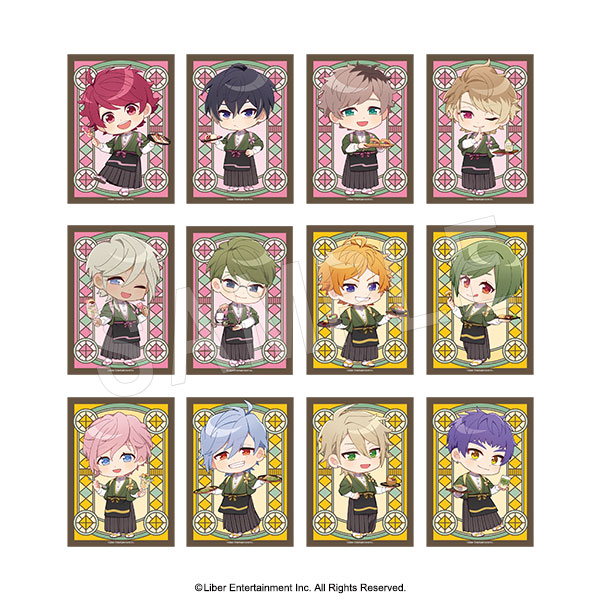 A3!_トレーディングクリアカード 和風カフェ ミニキャラver. TypeA 【OPP袋入/12パック入り】