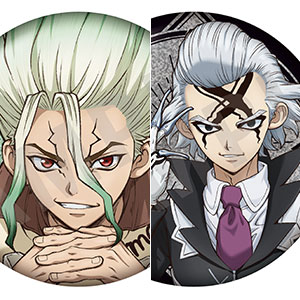 「Dr.STONE」トレーディンググリッター缶バッジ 8個入りBOX