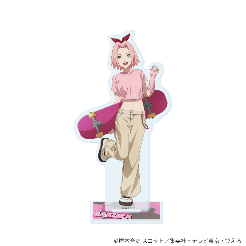 アクリルスタンド「NARUTO-ナルト- 疾風伝」74/春野サクラ ストリートファッションver.(描き下ろしイラスト)