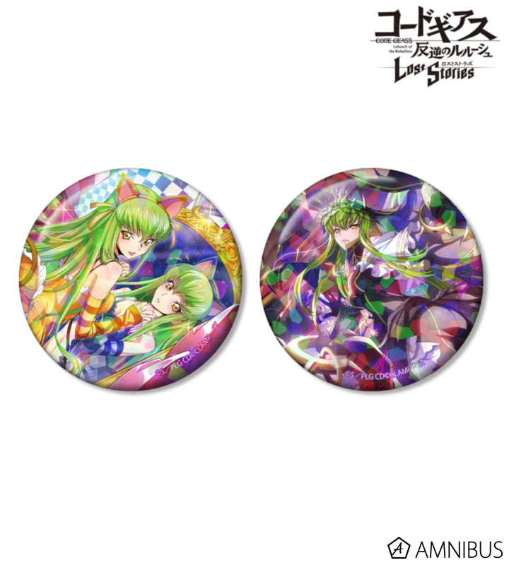 C.C. ホログラム缶バッジ2個セット ver.B