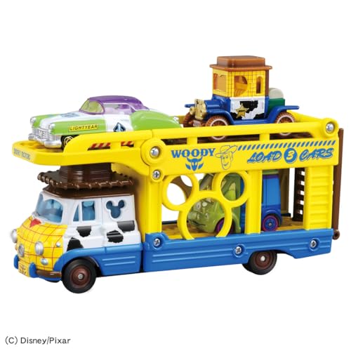 タカラトミー(TAKARA TOMY) トミカ ドリームトミカ ディズニーモータース パルズトランポ トイ･ストーリー5 ウッディ ミニカー おもちゃ 3歳以上