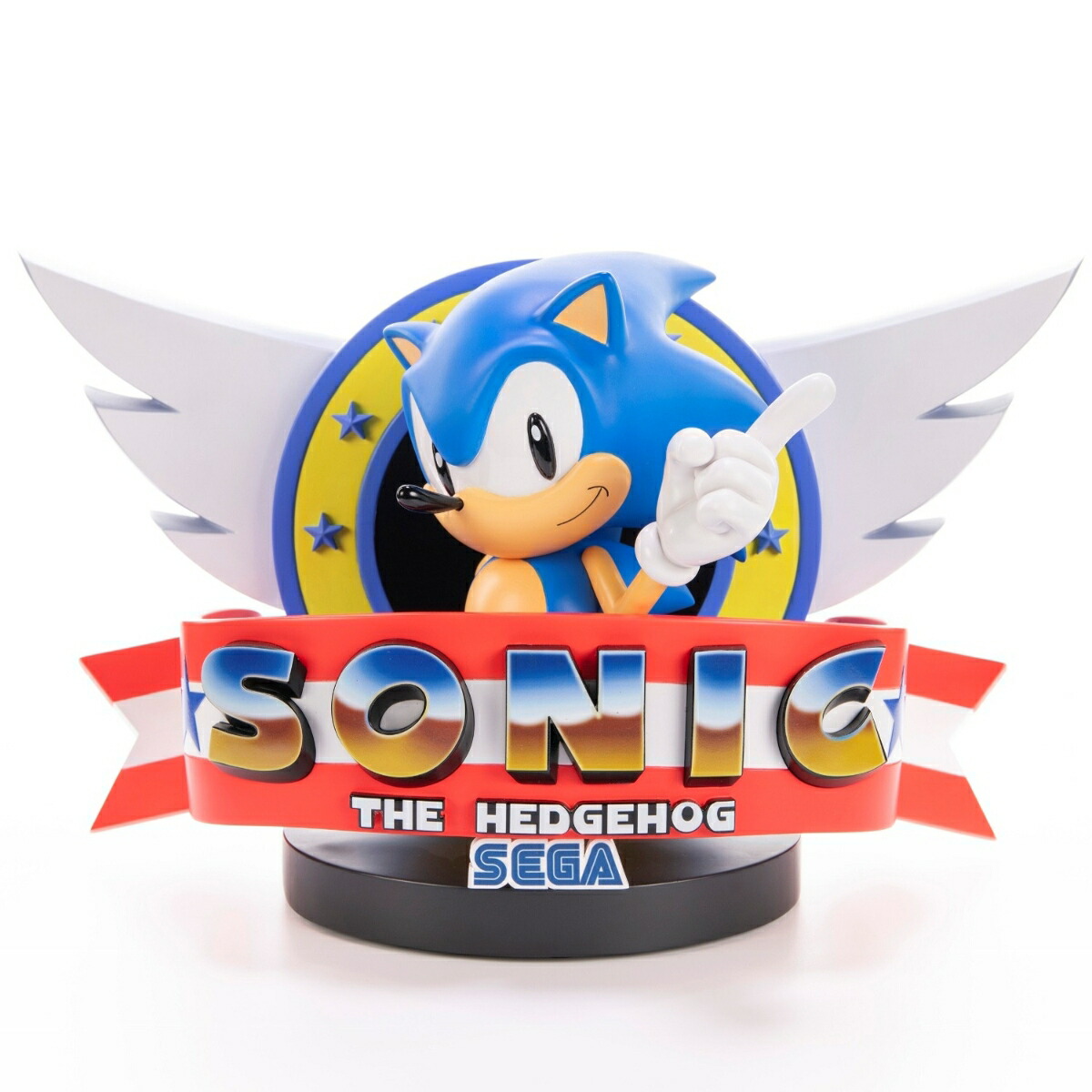 『ソニック・ザ・ヘッジホッグ』/ソニック タイトルスクリーン スタチュー【再生産】 【1003579】 (フィギュア)【クレジットカード決済限定】