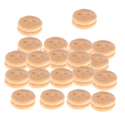 LIXSAZSE 20個入り 滑車ブロック 教育玩具パーツ 使いやすい模型船 デッドアイ 6mm, 木の色, 5mm