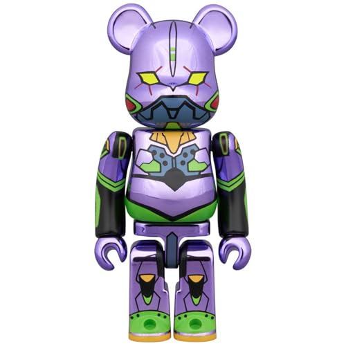 メディコム・トイ (MEDICOM TOY) BE@RBRICK エヴァンゲリオン 初号機 (新塗装メッキ版) & エヴァンゲリオン 第13号機 (新塗装メッキ版) 2PCS SET 各全高:約70mm ノンスケール 塗装済み 完成品 フィギュア
