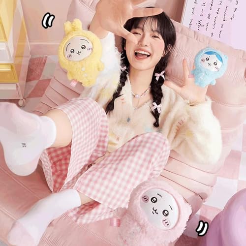 ハチワレ キーホルダー ぬいぐるみ ちいかわ グッズ ミニ マスコット パジャマパーティー 可愛い ぬいぐるみキーホルダー キャラクター 萌えグッズ (ちいかわ)