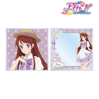 【グッズ-カード】アイカツ！ 10th STORY ～未来へのSTARWAY～ 描き下ろし 紫吹 蘭 カントリーワンピースver. アクリルフォト2枚セット【再販】