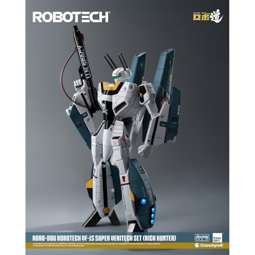 HiPlay Three zero 1/72 ロボ道 超時空要塞マクロス VF-1S スーパー・バリテック セット リック・ハンター 3Z03070W0 可動フィギュア 塗装済み 完成品