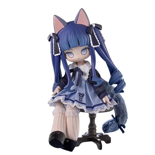 【BJDスタイル】百葉窗ドールシリーズ 1/12スケール 可動フィギュア PVC&ABS製 関節可動 塗装済み 組み立て不要 女の子向け おもちゃ ルームデコレーション ギフト礼物 (小天使) (爱乐) [並行輸入品]