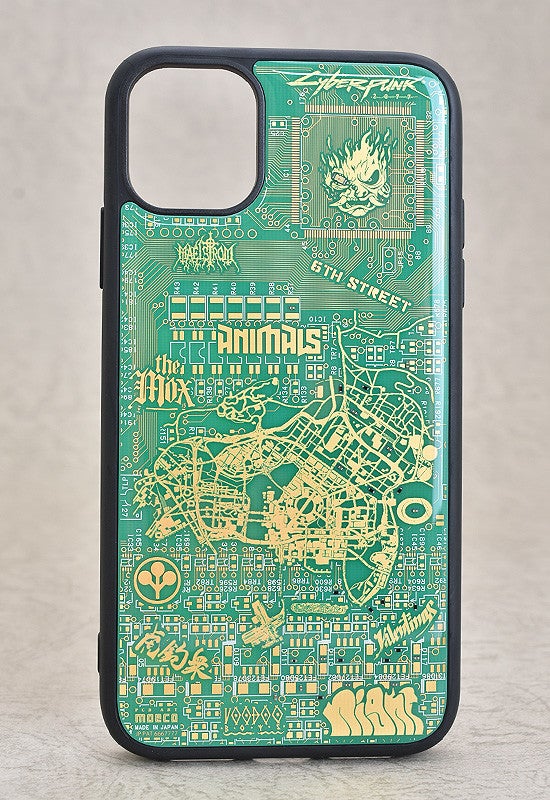 Cyberpunk2077 Night City Map 電子回路基板 iPhone 11 ケース by PCB ART moeco
