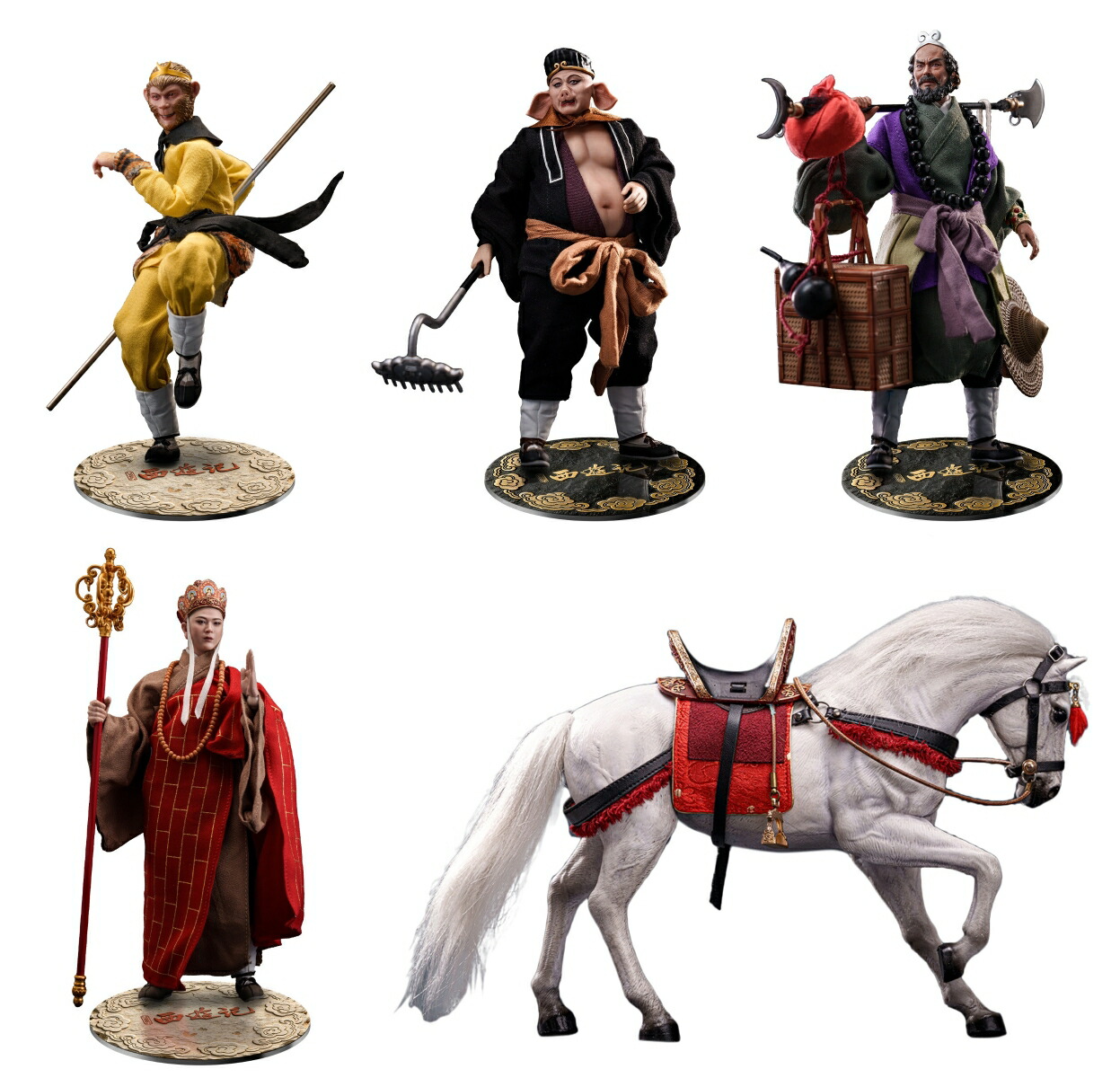 『西遊記』(1986) 放送40周年記念 コレクターズエディション 1/12 アクションフィギュア コレクターズセット 【XYJ-012】 (フィギュア)【クレジットカード決済限定】