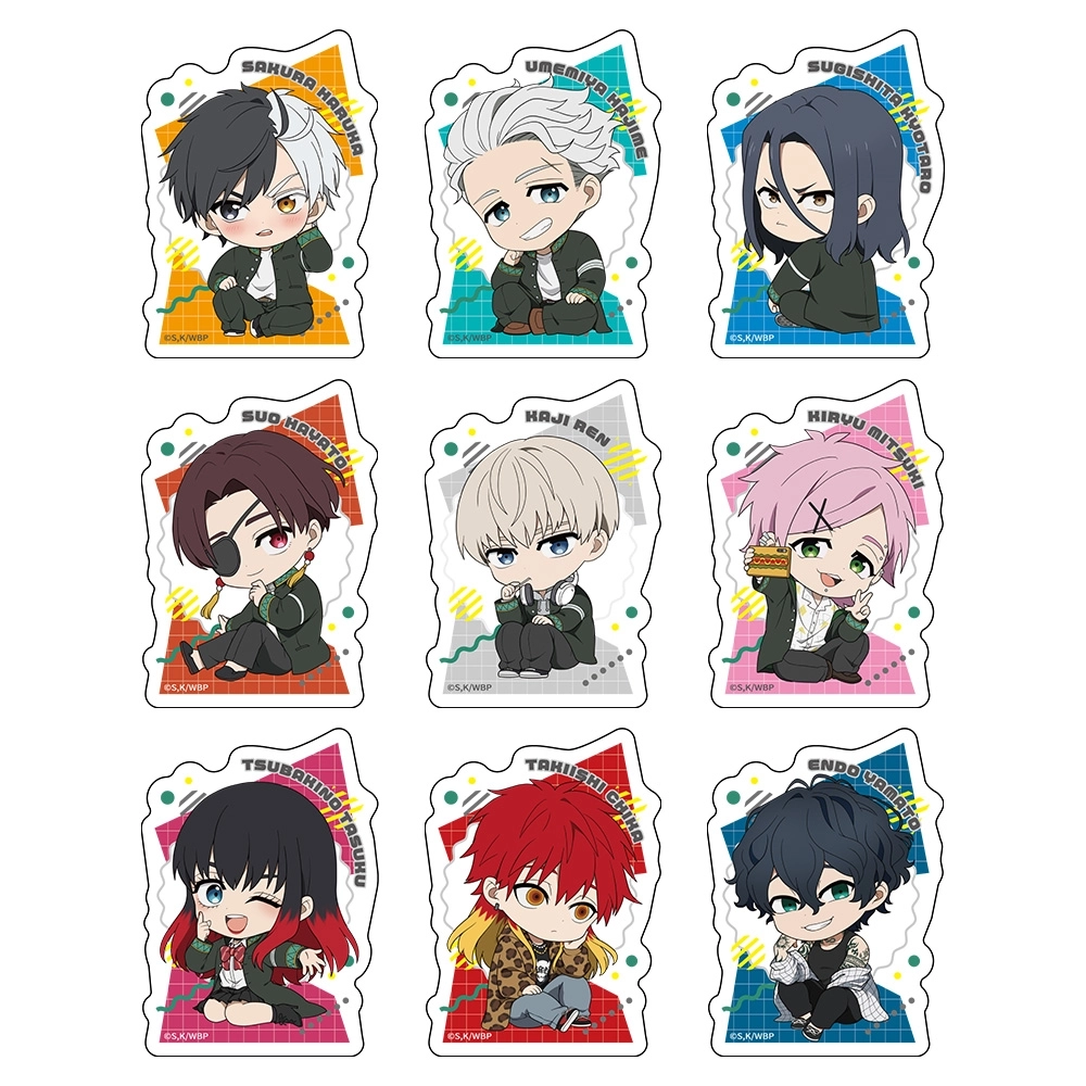 【予約2026年03月】「WIND BREAKER」トレーディングダイカットステッカー 9パック入りBOX アトフェス