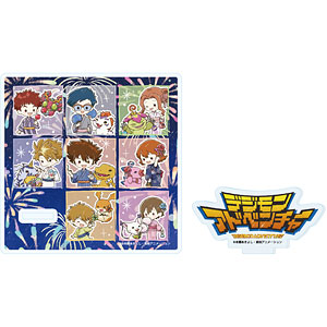 アクリルコースタースタンド「デジモンアドベンチャー」03/集合デザイン 浴衣ver.(グラフアートイラスト)