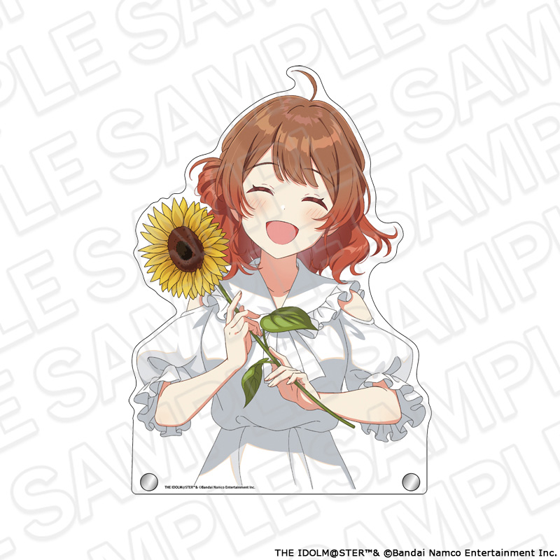 学園アイドルマスター_特大ダイカットアクリルボード 花海佑芽 sunflower ver.