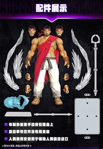52TOYS 1/12 フィギュア RYU 素体セット 可動 アクション ル フィギュア 塗装済み 完成品 フルセット
