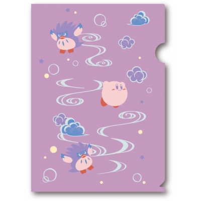 【グッズ-クリアファイル】星のカービィ クリアファイル ふわふ和コレクション ⑨流水文(クー)【再販】