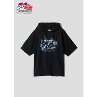 ジョジョの奇妙な冒険 スターダストクルセイダース×グラニフ ビッグシルエット半袖パーカー