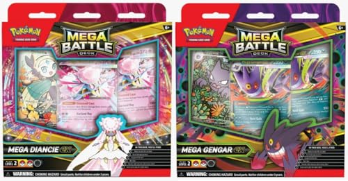 ポケモントレーディングカードゲーム メガバトルデッキ(メガゲンガーexとメガディアンシーex2パック)