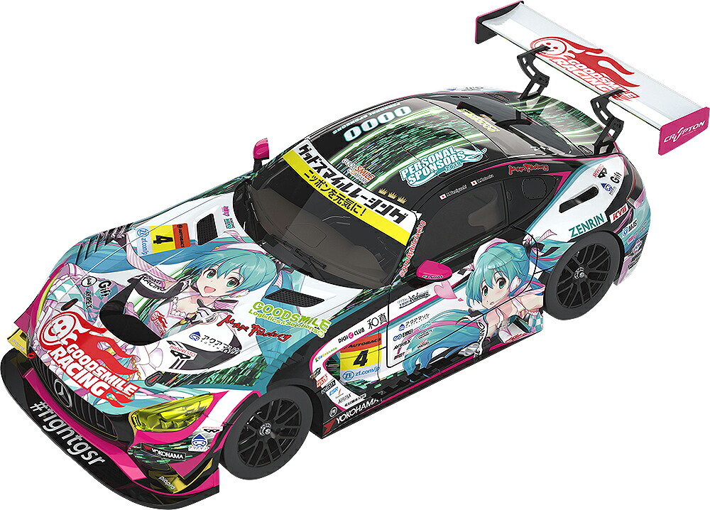 1/18 『初音ミク GTプロジェクト』 グッドスマイル 初音ミク AMG 2019Ver.【再販】 (塗装済み完成品ミニカー)
