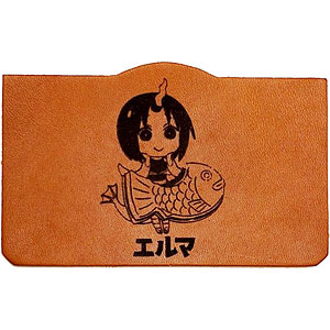 「小林さんちのメイドラゴン さみしがりやの竜」レザースリムカードケース エルマ