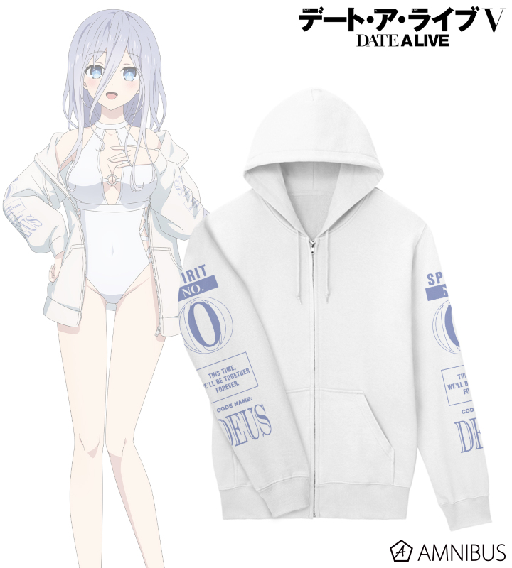 描き下ろし 崇宮澪 ビーチデートver. 着用ジップパーカー