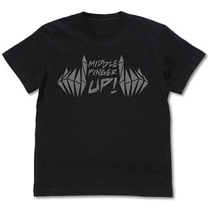 ガールズバンドクライ 中指立ててけ！ Tシャツ/BLACK-XL