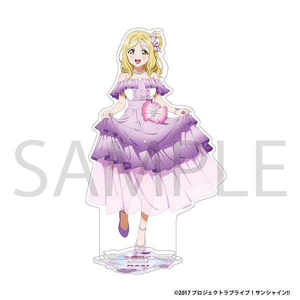 ラブライブ！サンシャイン!! アクリルスタンド/小原 鞠莉 ぷかぷかAqoursフェア ver.