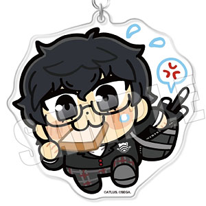 ペルソナ5 ザ・ロイヤル 主人公×ぶくぶ おおきめアクリルキーホルダー 09.優しさ ランク1