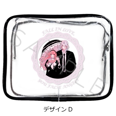 『恋せよまやかし天使ども』クリアポーチ デザインD