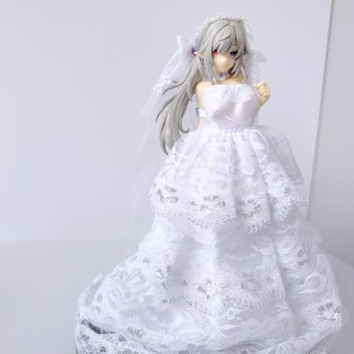 純白のエルフ ウェディングドレス Ver. 美少女フィギュア 高さ 25 センチメートル PVC&ABS 製 塗装済み完成品フィ�