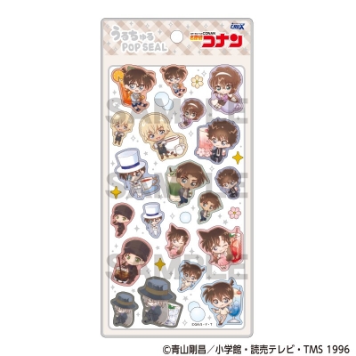 【グッズ-ステッカー】名探偵コナン うるちゅるPOP SEAL きゃらペコ ドリンク