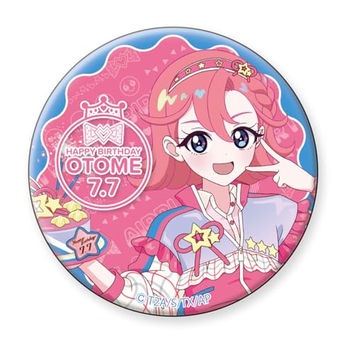 ハピプリバースデー202507 缶バッジおとめ