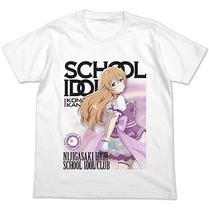ラブライブ!虹ヶ咲学園スクールアイドル同好会 近江彼方 フルカラーTシャツ オフィシャルカードゲームVer./WHITE-M