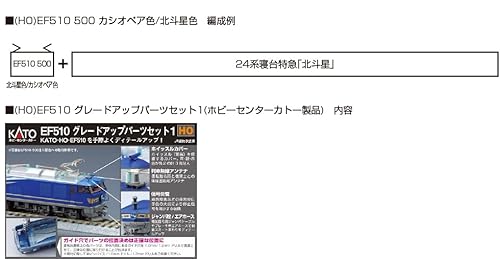 カトー (KATO) HOゲージ EF510 500 北斗星色 鉄道模型 電気機関車 1-314