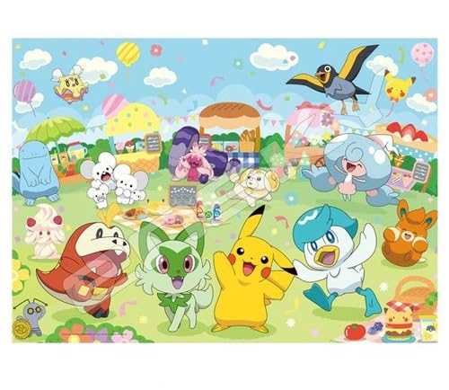 エンスカイ(ENSKY) ポケットモンスター ポケモンと一緒! うきうきマーケット ジグソーパズル 300ラージピース JIGSAW PUZZLE 38×53cm ペーパー 300-L590 3才以上