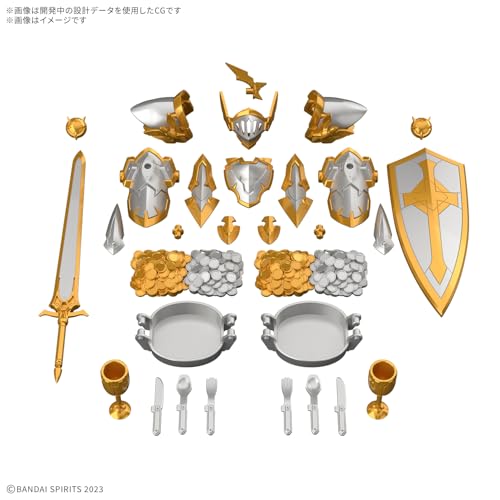 BANDAI SPIRITS(バンダイ スピリッツ) 30MF アイテムショップ6（ゴールド/シルバーオプション） プラスチック製 色分け済みプラモデル